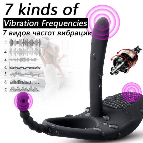 Black Design Wireless Penis Ring Adult Products 054b4f3ea543c990f6b125: Model 1|Model 2