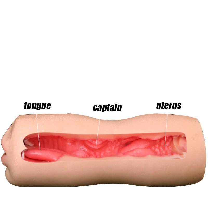 Silicone Men’s Blow Job Masturbator Adult Products a1fa27779242b4902f7ae3: with Teeth|without Teeth