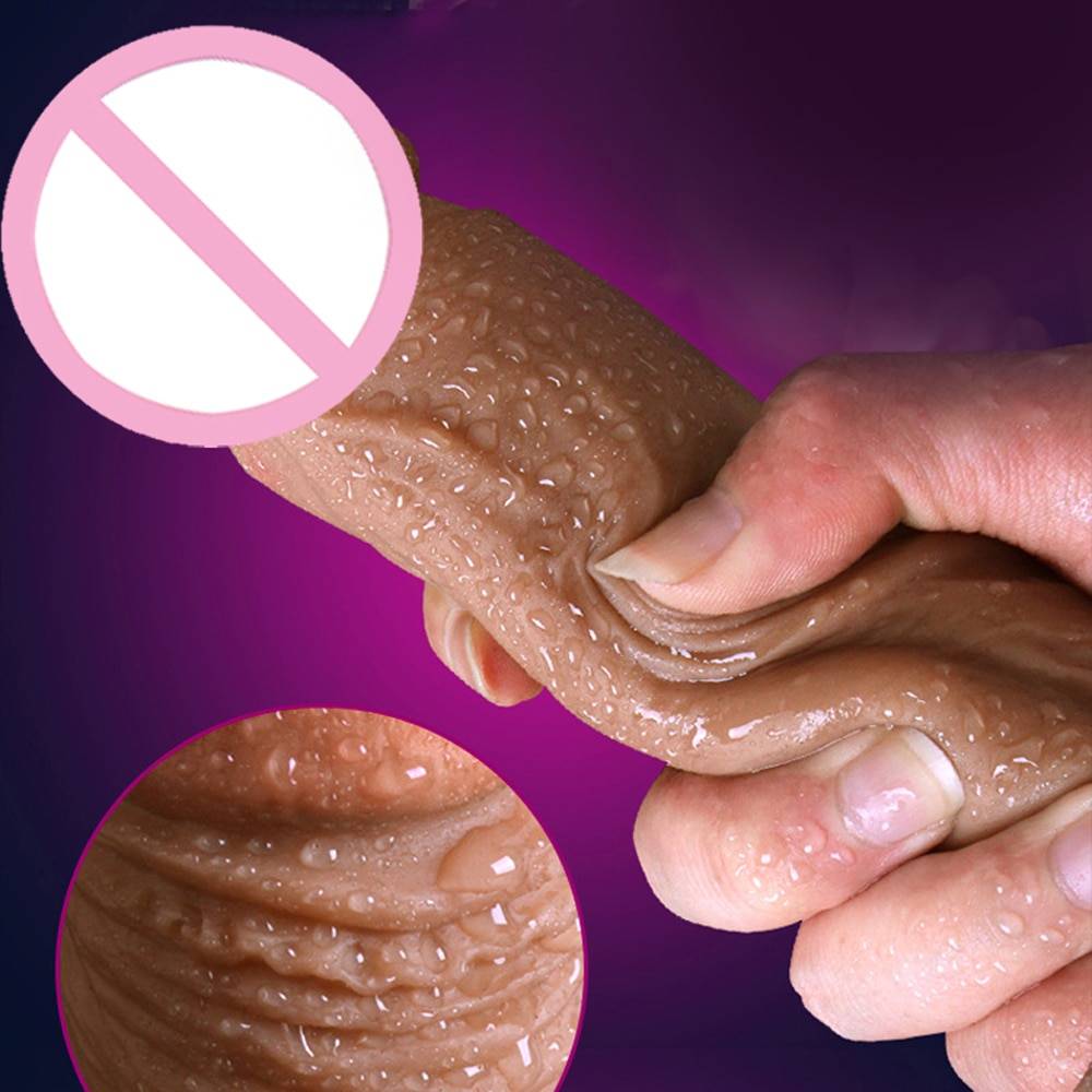 TPE Realistic Super Huge Dildo Adult Products 6f6cb72d544962fa333e2e: L x 210mm|S x 180mm