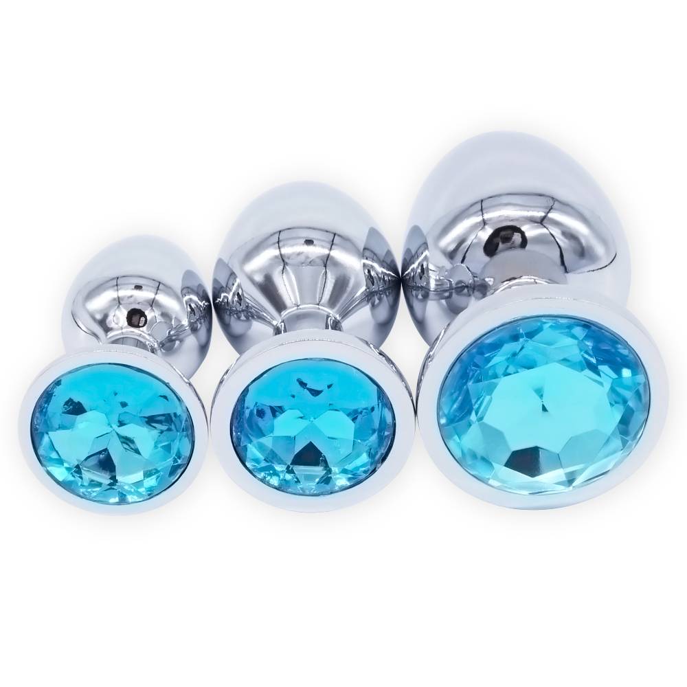 Stainless Steel Anal Plugs 3 pcs Sets Adult Products cb5feb1b7314637725a2e7: Black|Blue|BPR|BWP|BWR|Colorful|GBR|Green|Heart|Pink|Purple|Red|Rose|Transparent|WBR