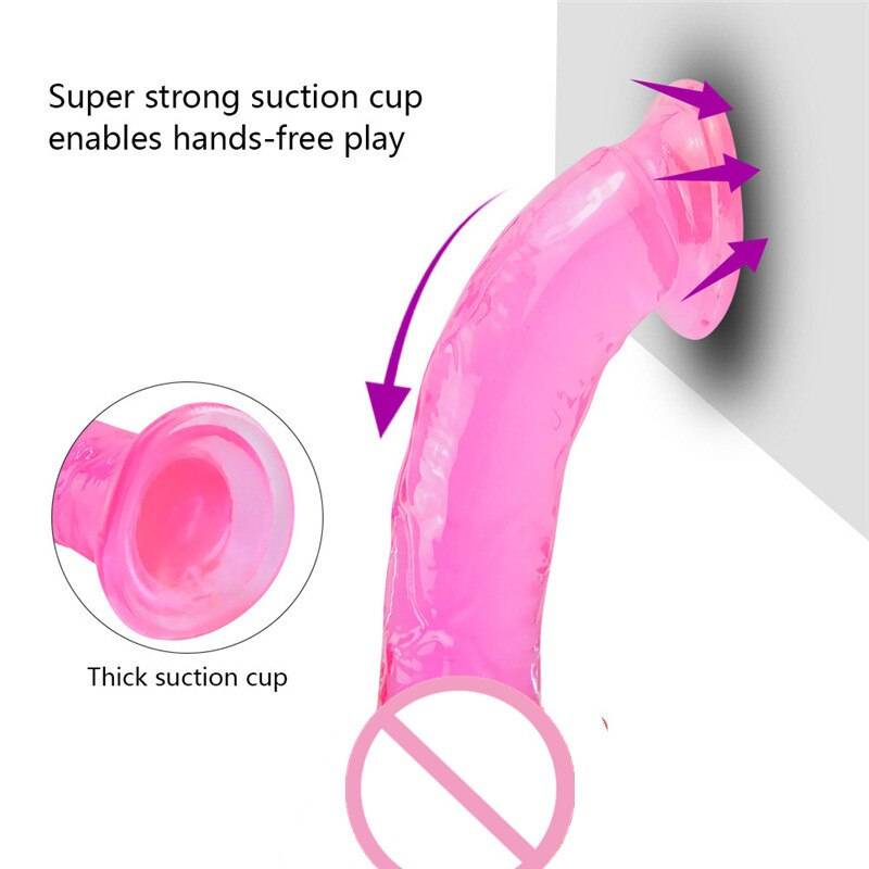 Realistic Silicone Dildo in Multiple Colors