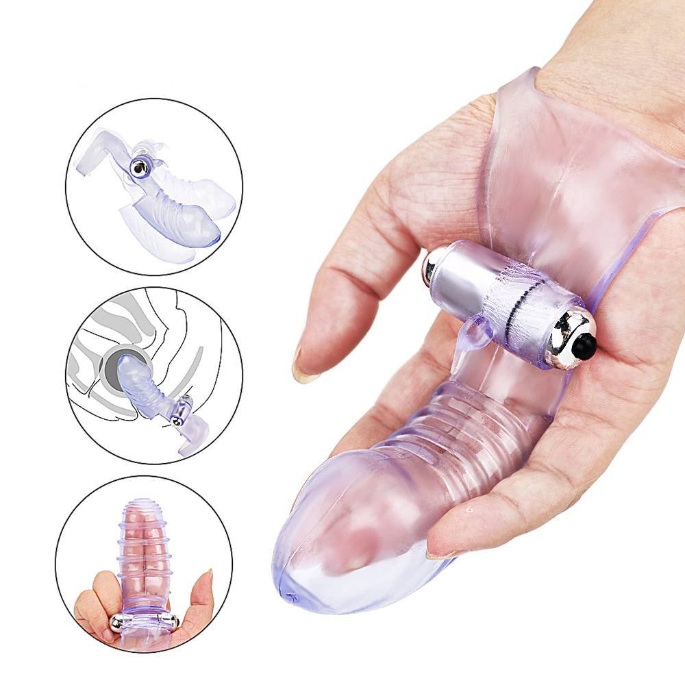 Finger Sleeve Vibrators Adult Products fea2d06800add3f5d13d15: A Type/Purple|B Type/Purple|C Type/Black|D Type/Black