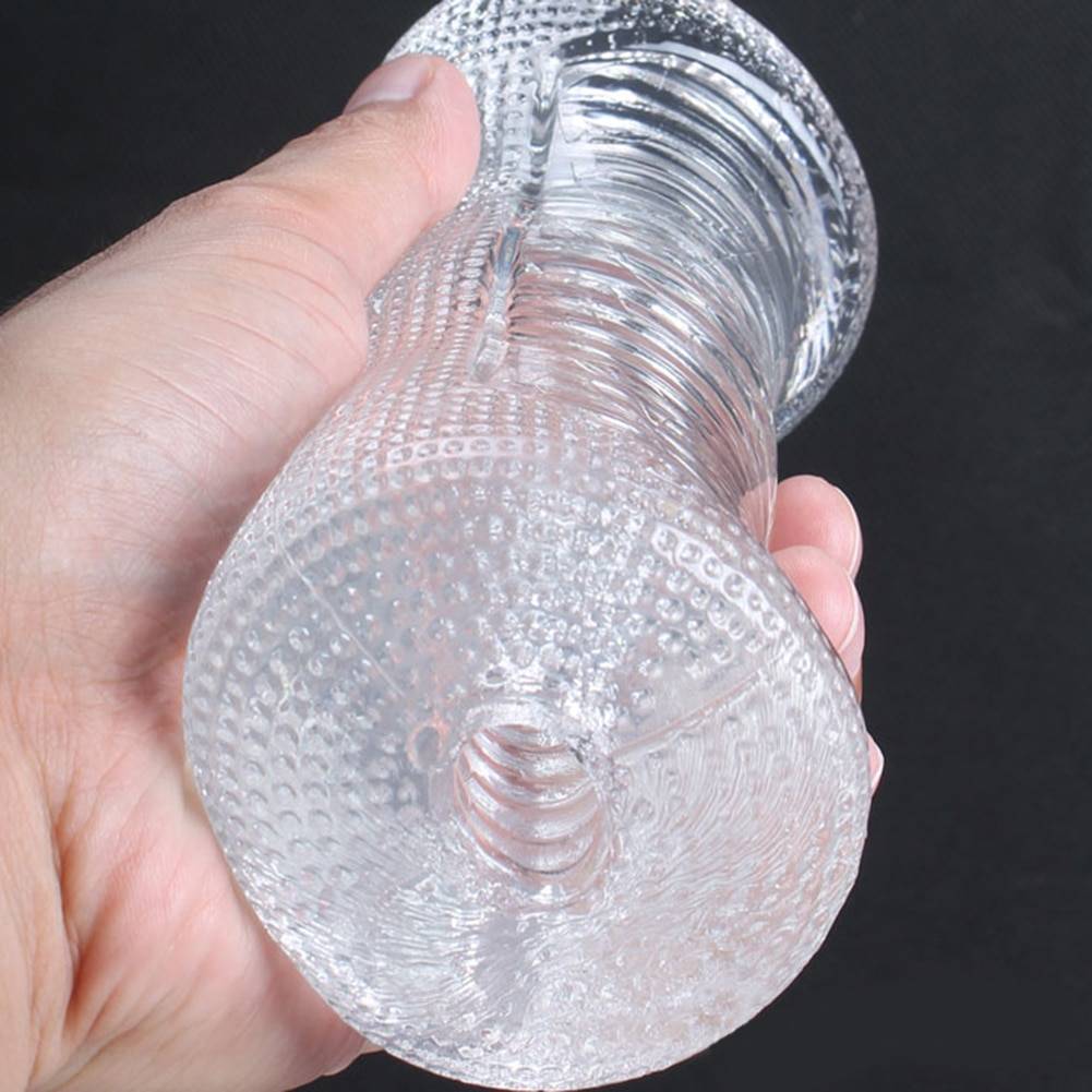 Soft Rubber Male Masturbator Adult Products cb5feb1b7314637725a2e7: Transparent