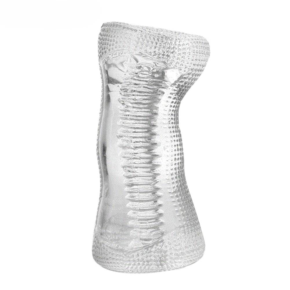 Soft Rubber Male Masturbator Adult Products cb5feb1b7314637725a2e7: Transparent