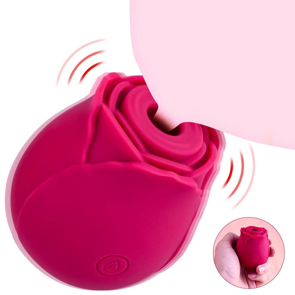 Vaginal Sucking Vibrator in Rose Shape Vaginal Sucking Vibrator in Rose Shape