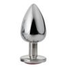 Metal Unisex Anal Plug with Crystal Adult Products 6f6cb72d544962fa333e2e: 1 x Medium|1 x Small