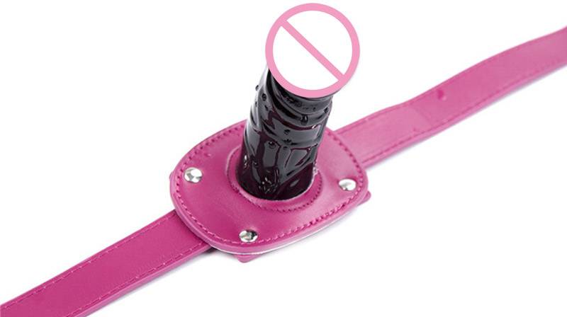 Silicone Dildo in Black and Pink