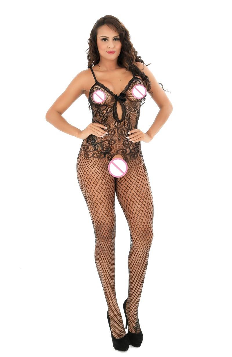 Black Lace Crotchless Bodystocking Adult Products cb5feb1b7314637725a2e7: Black