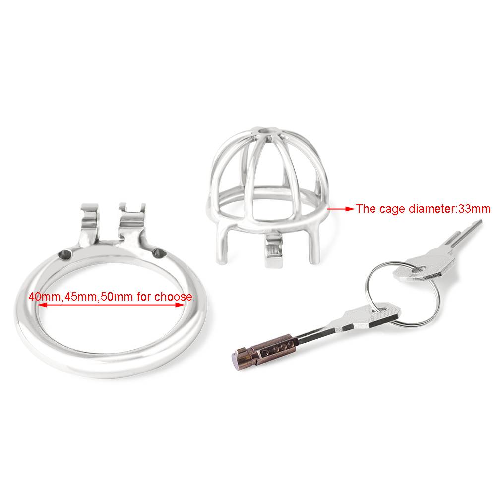 Men’s Metal Chastity Cage Adult Products a1fa27779242b4902f7ae3: 40 mm / 1.57 inch|45 mm / 1.77 inch|50 mm / 1.97 inch