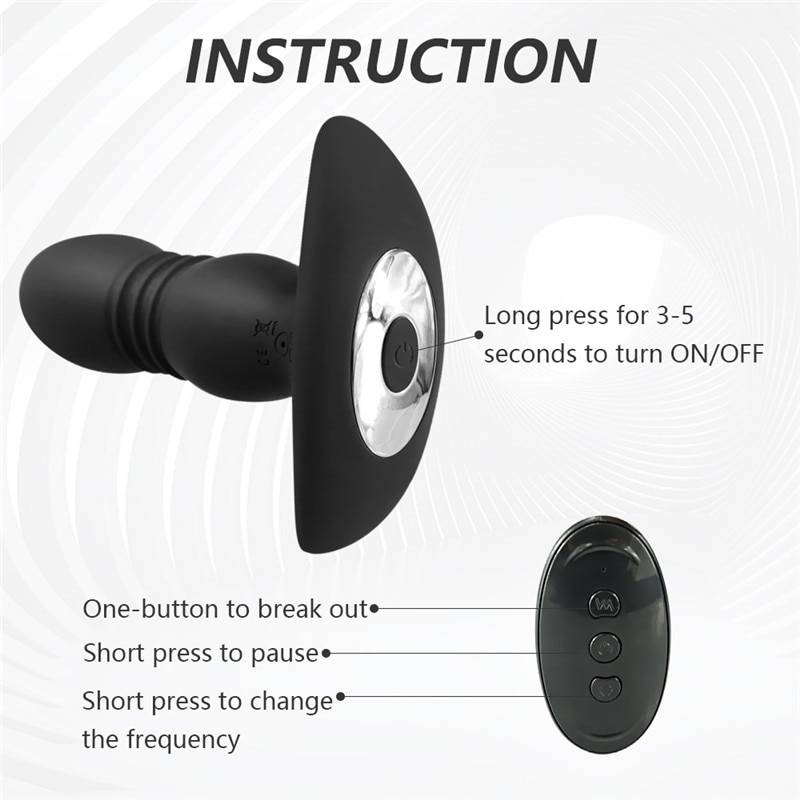 Men's Anal Plug Vibrator 
