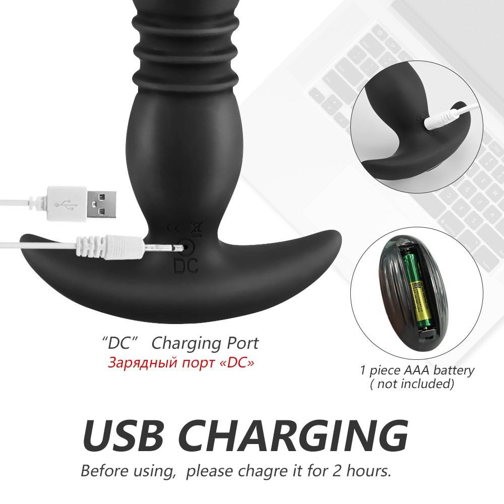 Men's Anal Plug Vibrator 