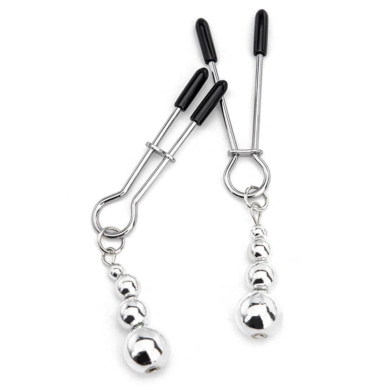 BDSM Metal Nipple Clamps 2 Pcs Set Adult Products Brand Name: NoEnName_Null