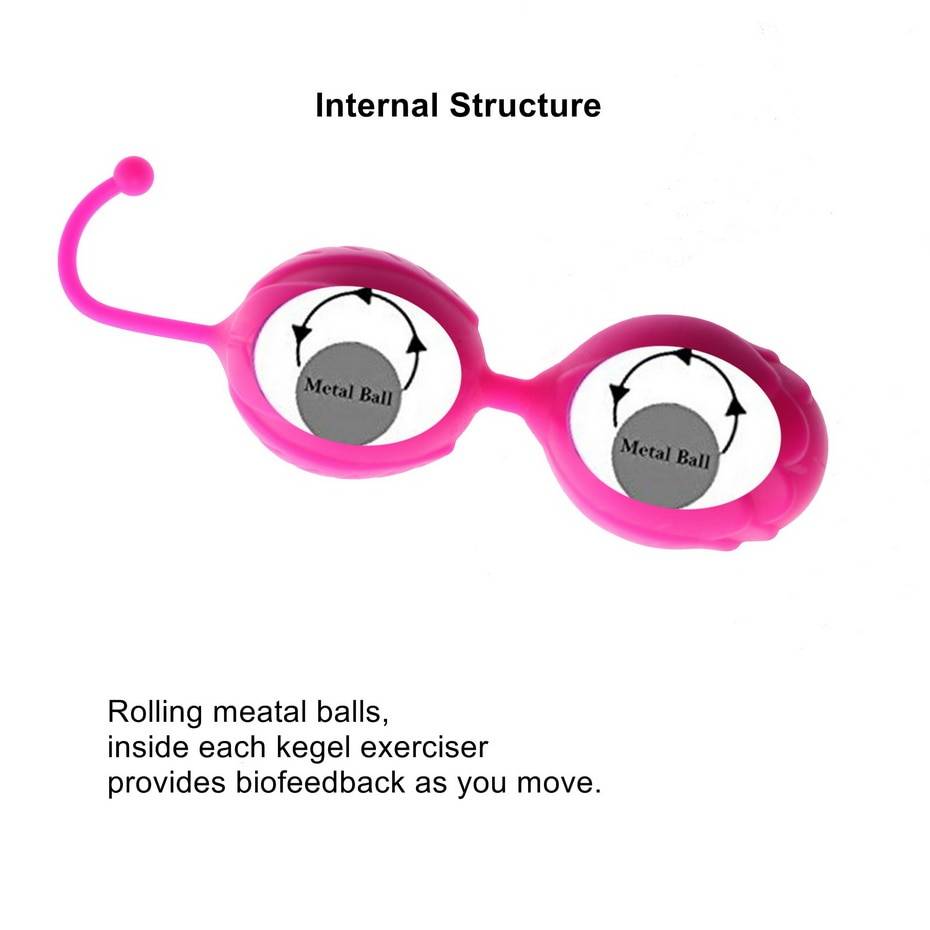 Silicone Balls For Kegel Exercises Adult Products cb5feb1b7314637725a2e7: Black|Hot Pink|Purple