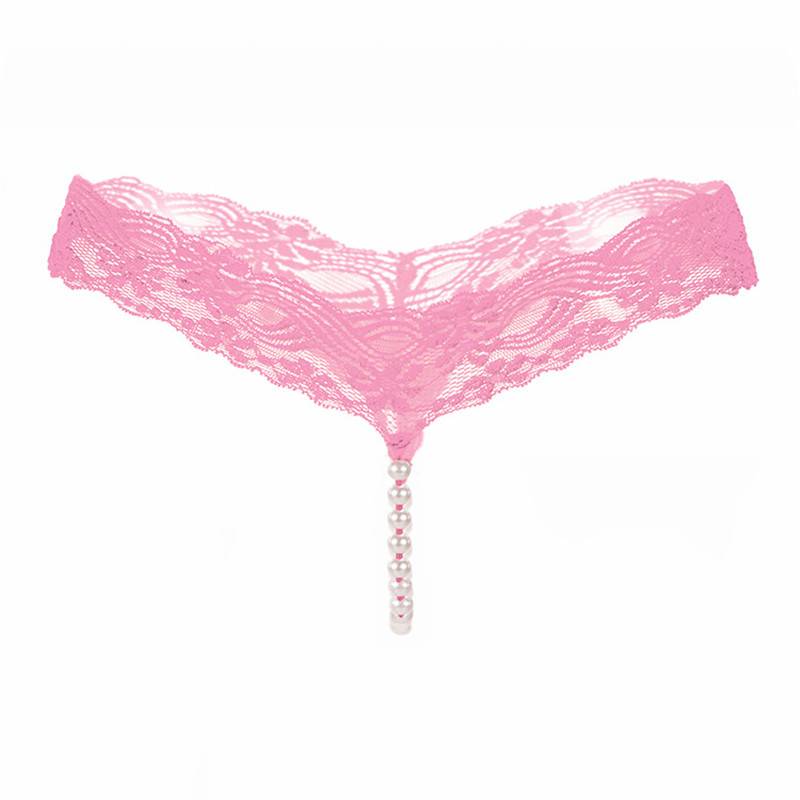 Women’s Sexy Lace Pearls Tangas Adult Products cb5feb1b7314637725a2e7: Black|Blue|Pink|Red|Rose Red