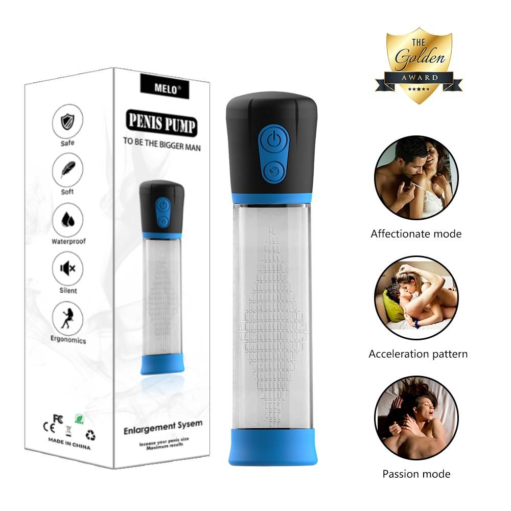 Automatic Penis Pump in Blue