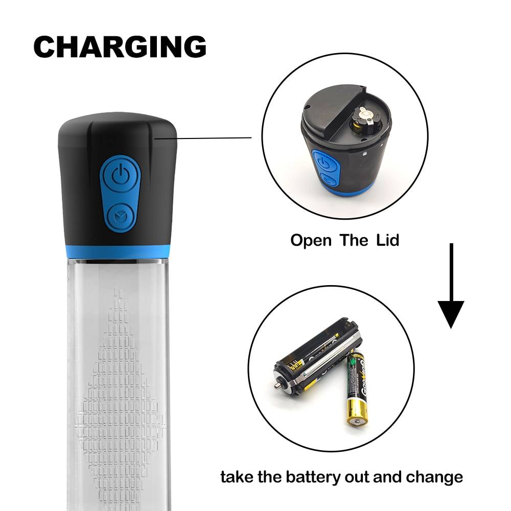 Automatic Penis Pump in Blue Adult Products 9f8debeb02413bbe4e30a8: China