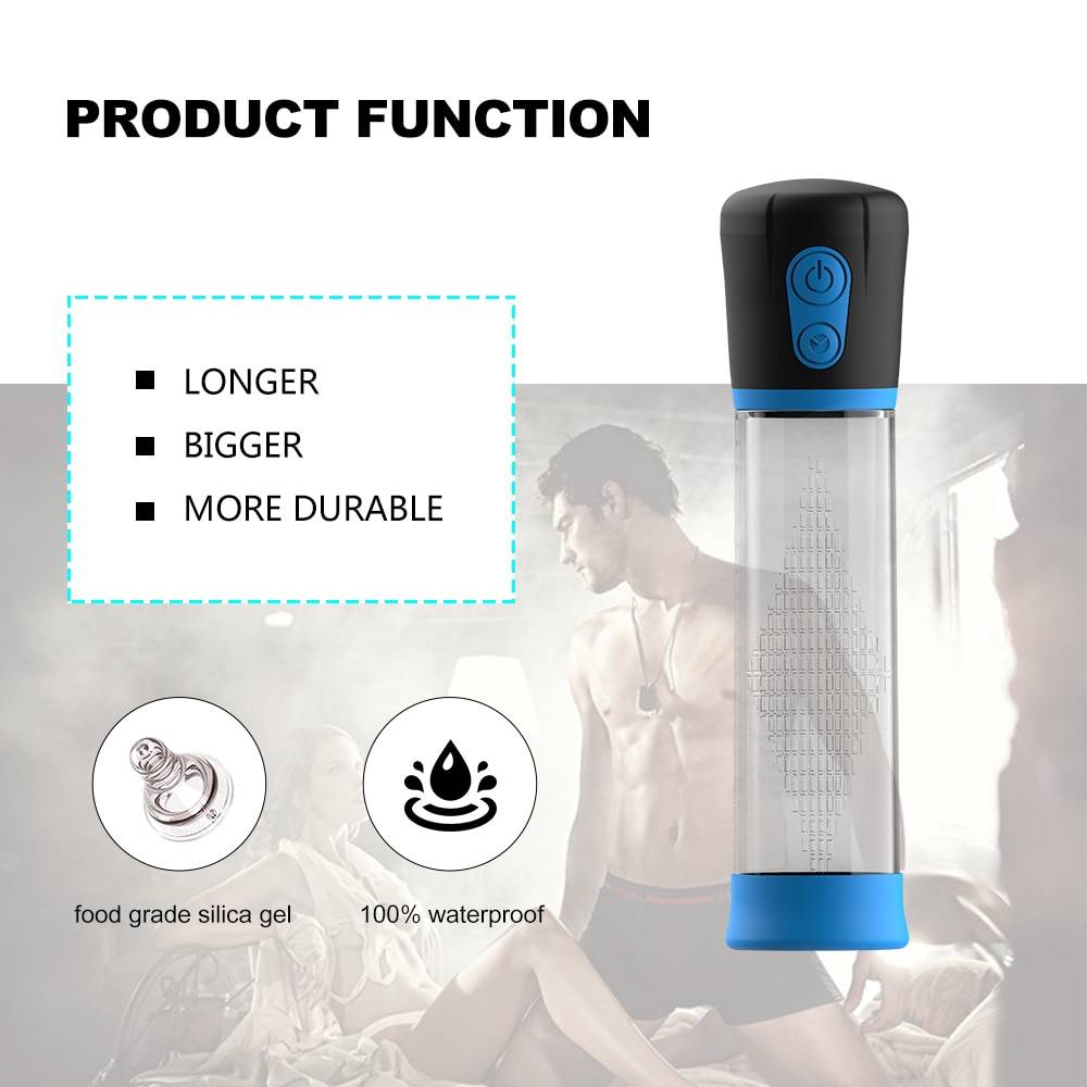 Automatic Penis Pump in Blue Adult Products 9f8debeb02413bbe4e30a8: China
