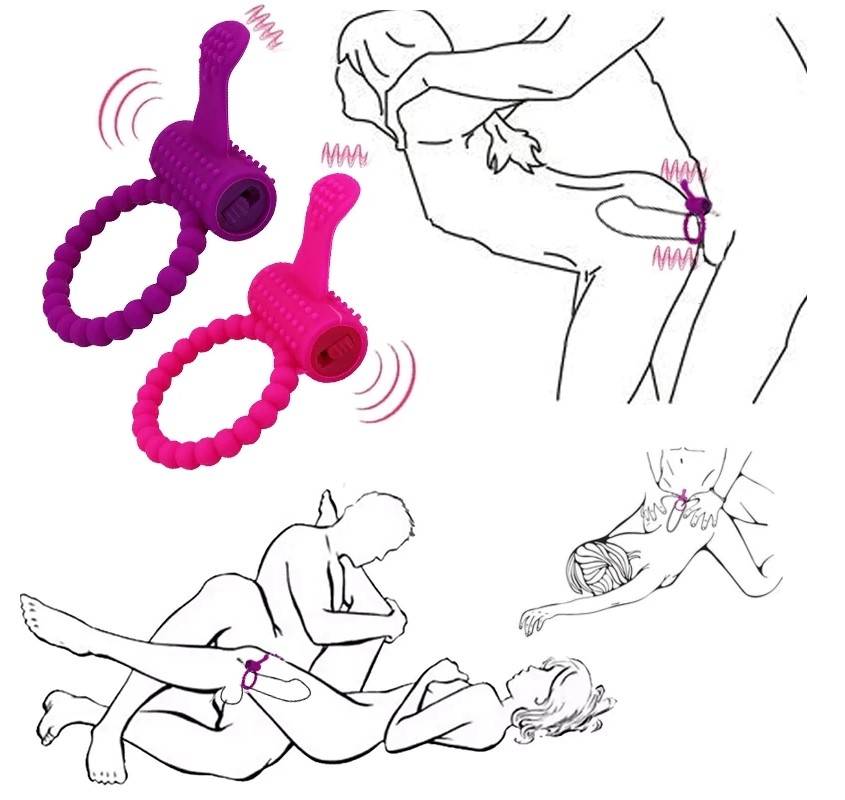 Rose / Purple Vibrating Massage Penis Sleeve Adult Products 054b4f3ea543c990f6b125: Model 1|Model 2|Model 3|Model 4