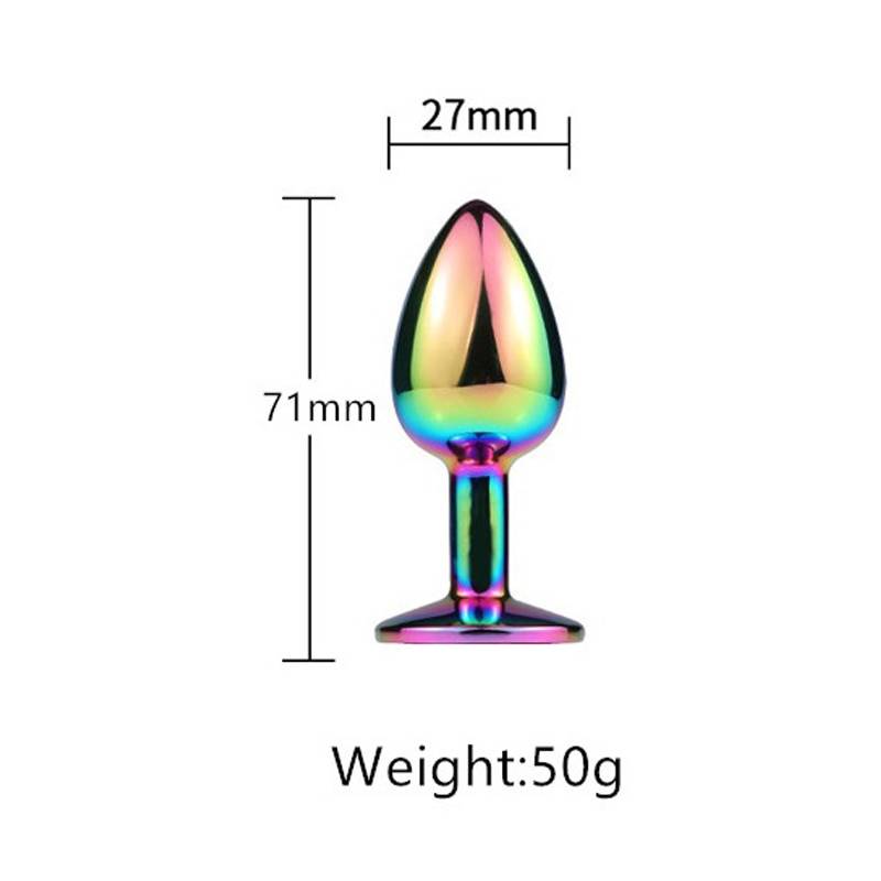 Multicolored Metal Butt Plug in Small Size Adult Products 76b8fa311421219ee55c2f: 1|2|3|4|5|6