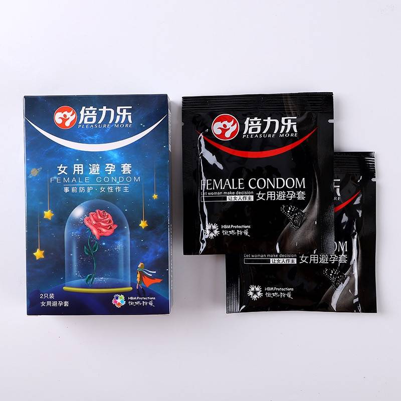 Set of 2 Ultra Thin Female Condoms Adult Products