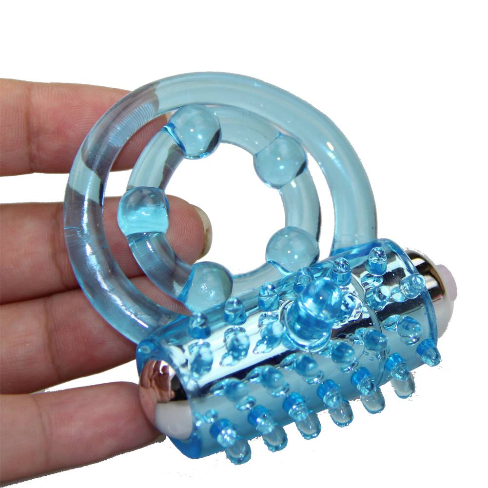 High Quality Automatic Vibrating Stretchy Rubber Penis Ring Adult Products cb5feb1b7314637725a2e7: Blue
