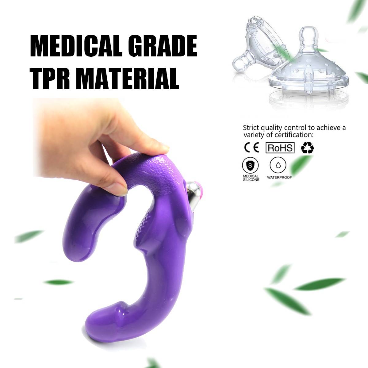 10 Speed Strapless Dildo Vibrator