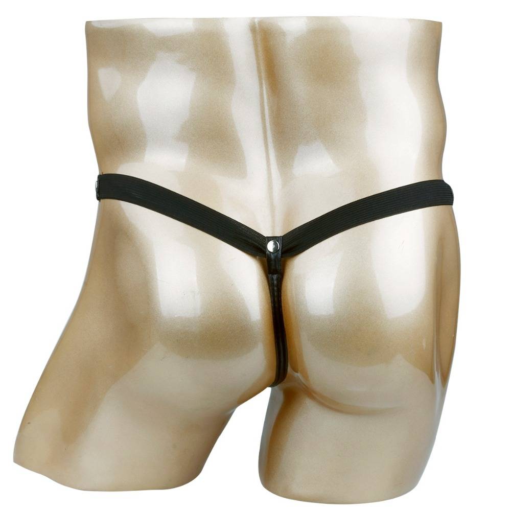 Cute Erotic Low-Rise Leather Men’s Thongs Adult Products 6f6cb72d544962fa333e2e: L|M|XL