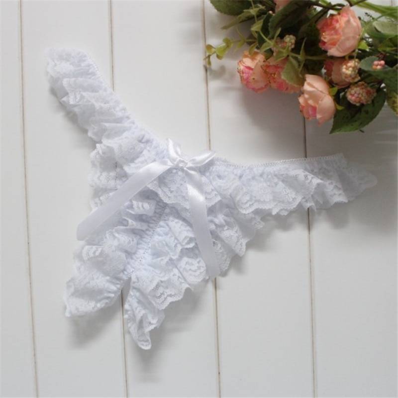 Lace Open Crotch Thongs Adult Products cb5feb1b7314637725a2e7: Black|Pink|Red|Rose Red|White