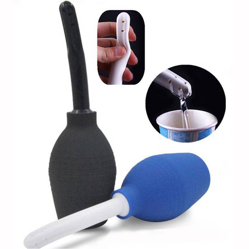 310 ml Large Rectal Syringe Stream Anal Cleaner Adult Products cb5feb1b7314637725a2e7: Black|Blue