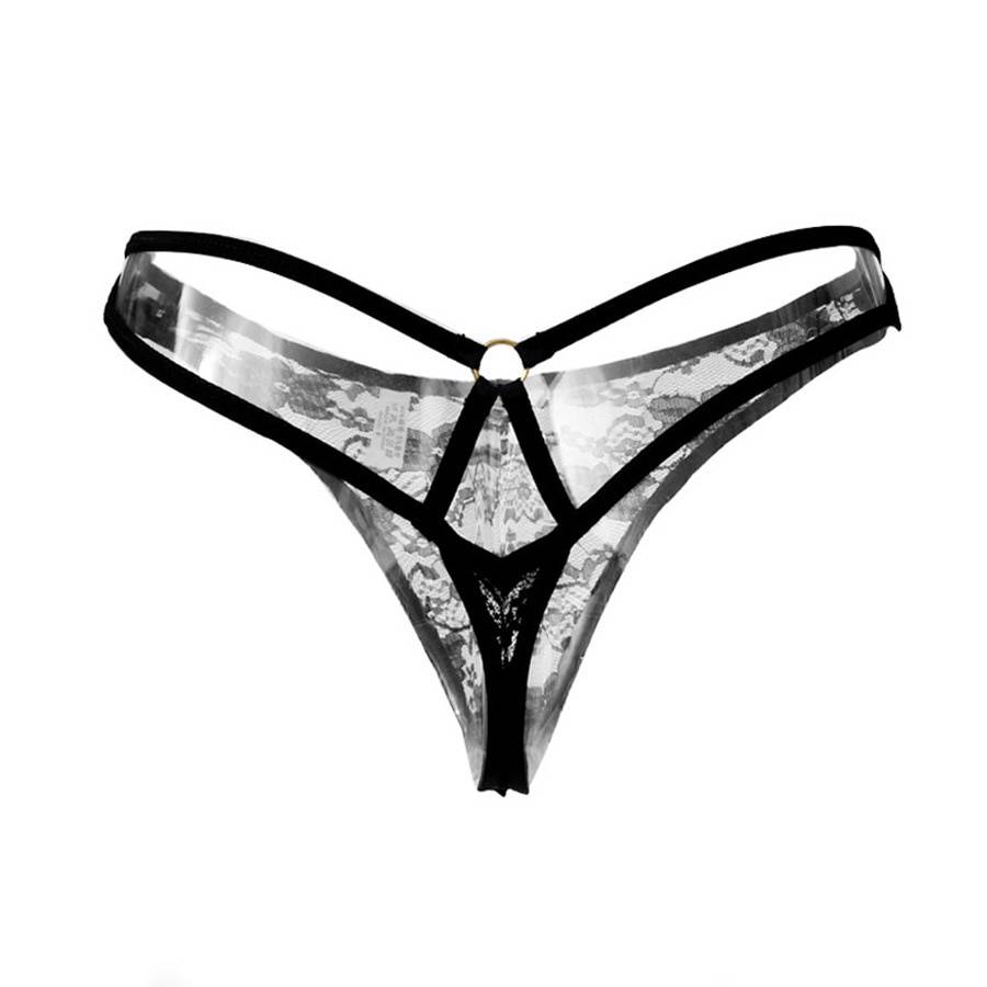 Women’s Sheer Lace Strappy Panties Adult Products cb5feb1b7314637725a2e7: Apricot|Black|Blue|Purple|Red|Rose|White