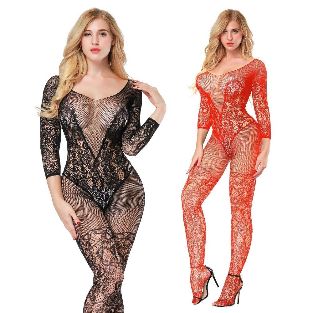 Erotic Open Crotch Fishnet Bodystockings Adult Products cb5feb1b7314637725a2e7: Black|Red