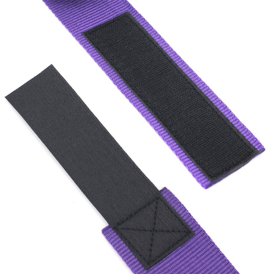 Leather Rope with Soft Fur Adult Bed Game Adult Products cb5feb1b7314637725a2e7: Black|Black Bondage Set|Purple|Purple Bondage Set