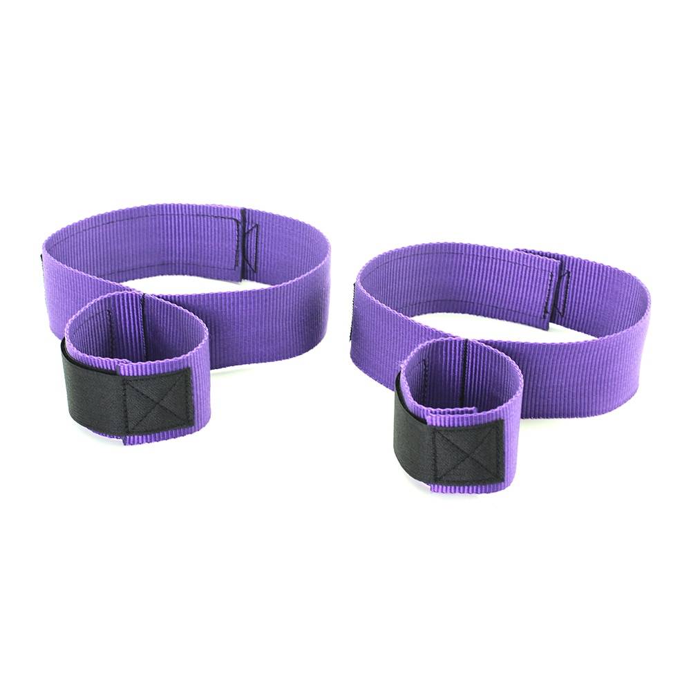 Leather Rope with Soft Fur Adult Bed Game Adult Products cb5feb1b7314637725a2e7: Black|Black Bondage Set|Purple|Purple Bondage Set