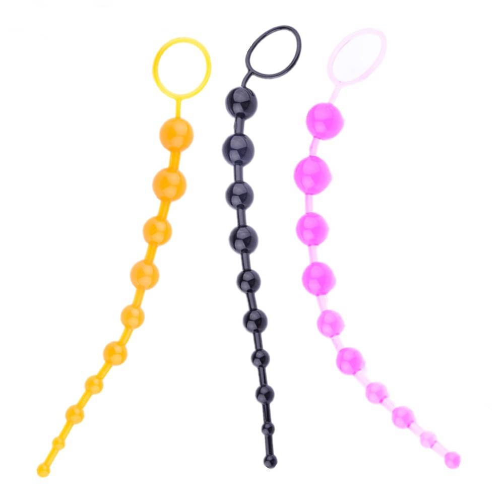 Anal Beads Adult Products cb5feb1b7314637725a2e7: Black|Blue|Purple