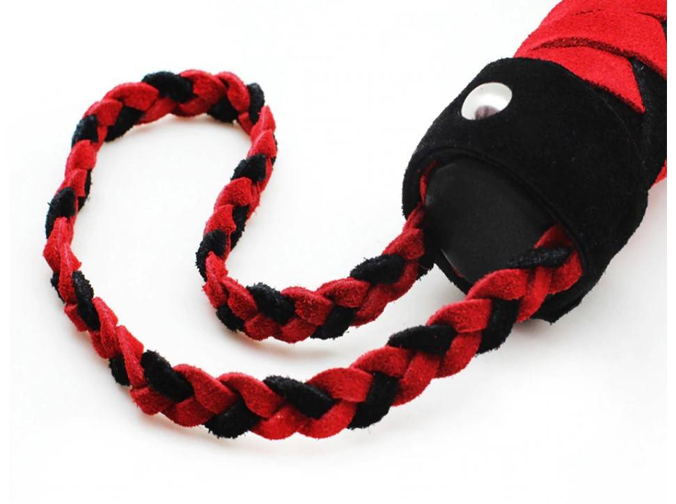 Black and Red Horse Whip
