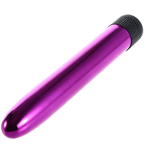 Stylish Automatic Waterproof Metallic Plastic Mini Vibrator Adult Products cb5feb1b7314637725a2e7: Purple|Silver