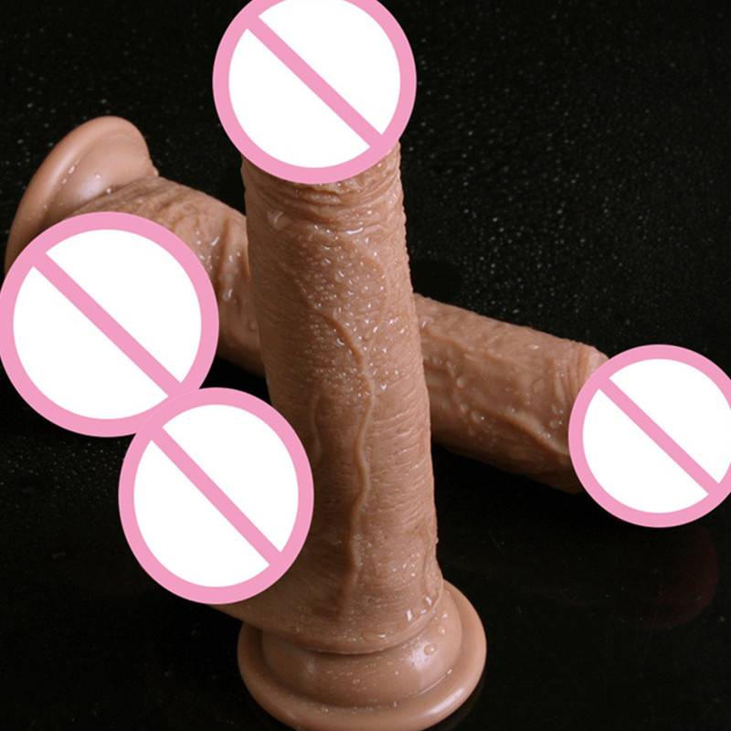 Soft Realistic Huge Dildo With Belt Adult Products c757bc5d6132213550d5fb: Large|Large With Belt|Small|Small With Belt