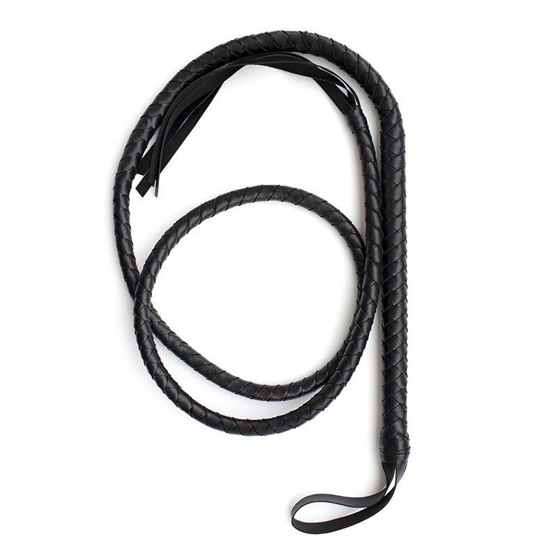 BDSM Adult Games Long Whip Adult Products cb5feb1b7314637725a2e7: Black|Red