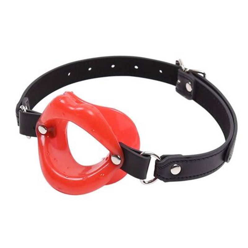 Sexy Lips Leather BDSM Gag