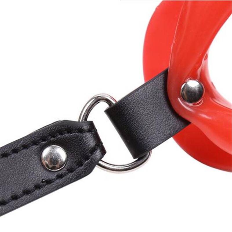 Sexy Lips Leather BDSM Gag