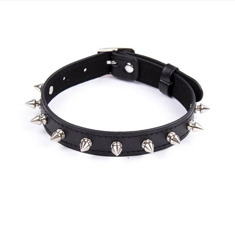 Erotic Spiked Leather Collar Adult Products 1ef722433d607dd9d2b8b7: China|United States