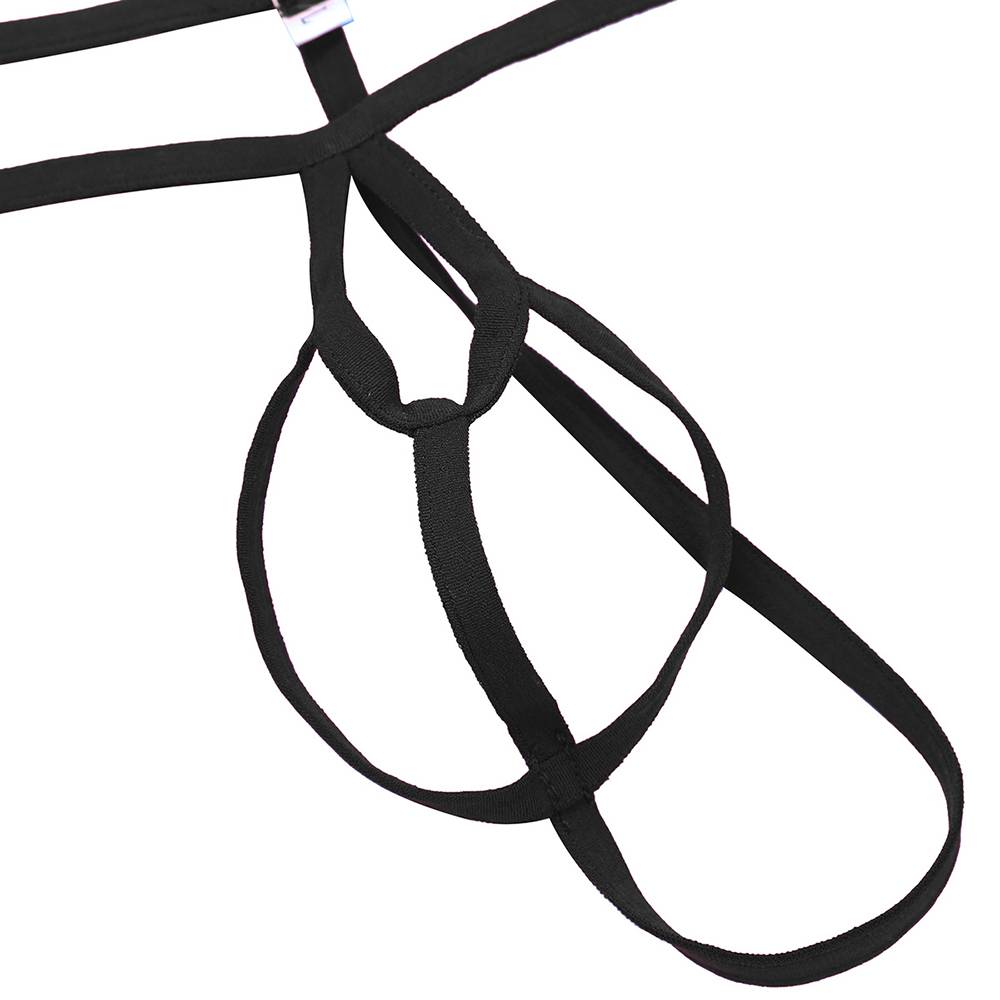 Cute Erotic Strappy Elastic Men’s Thongs Adult Products cb5feb1b7314637725a2e7: Black|Red