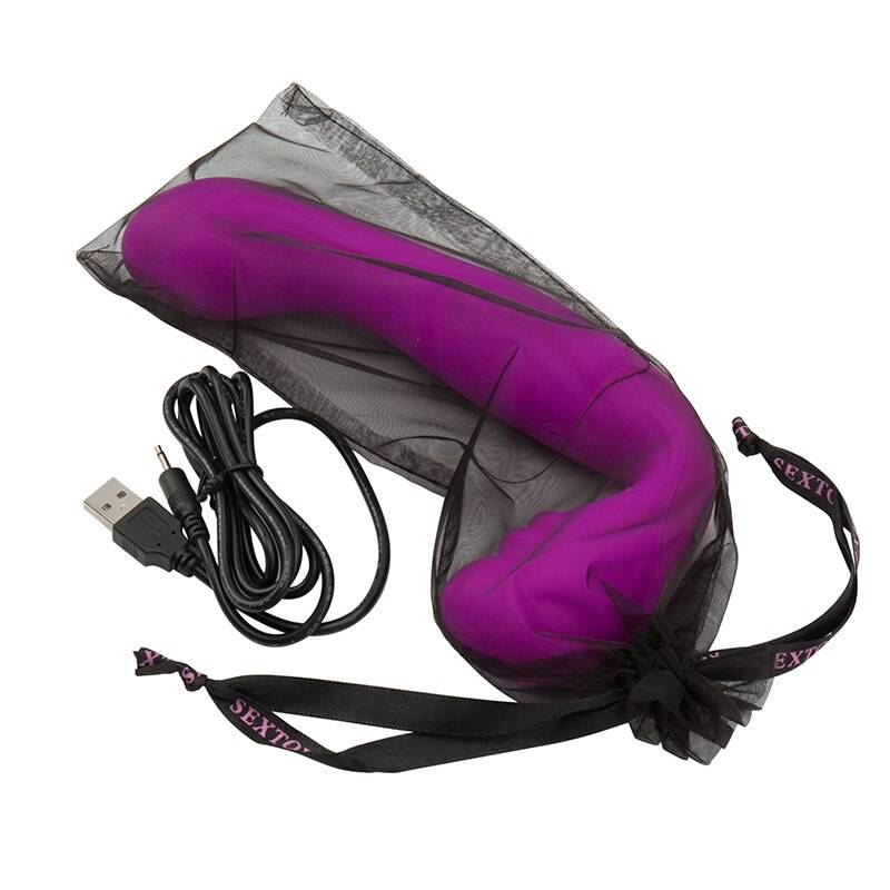 High Quality Rechargeable Ergonomic Double-Sided Silicone Vibrator