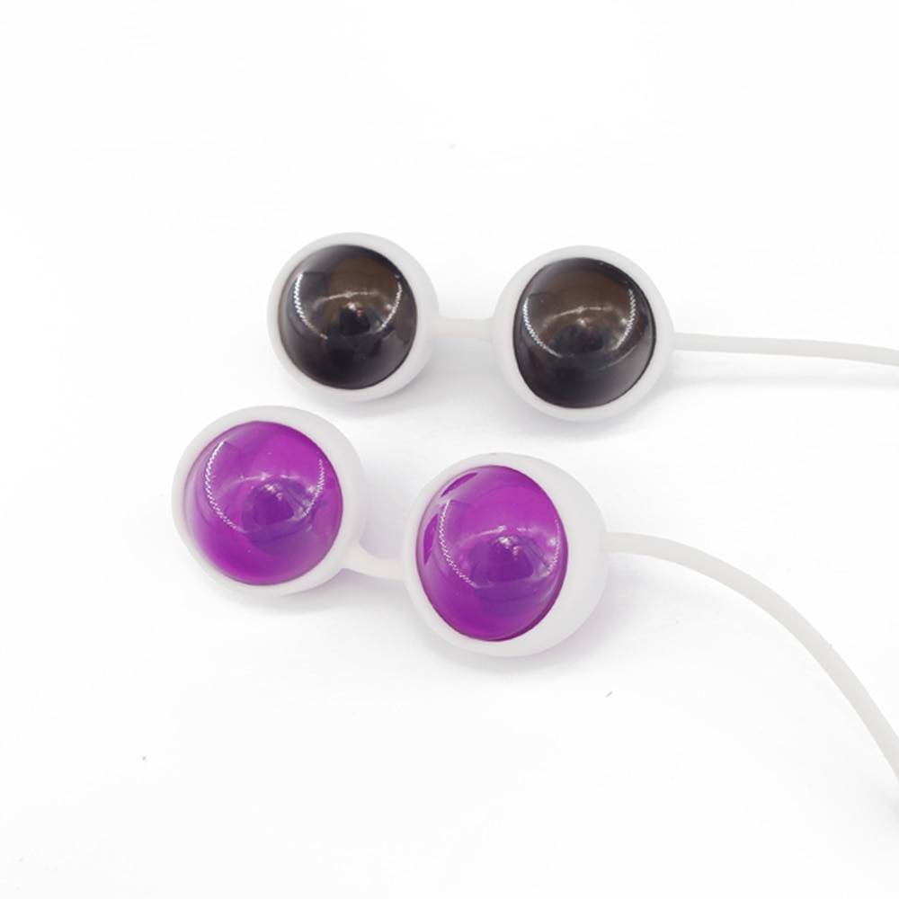 Silicone Smart Kegel Balls for Women Adult Products cb5feb1b7314637725a2e7: Black|Purple