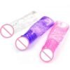 Useful Reusable Extending Silicone Penis Sleeve Adult Products Material: Silicone