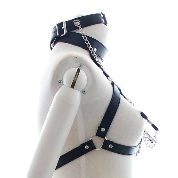Cute Restrictive Adjustable Leather BDSM Harness Adult Products Item Type: Adult Games