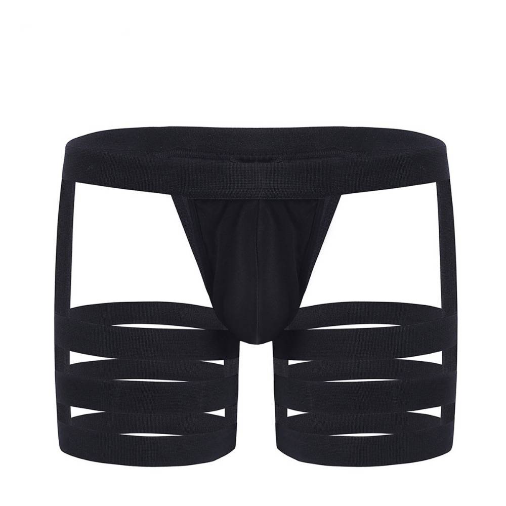 Men’s Strappy Style Sexy Shorts Adult Products cb5feb1b7314637725a2e7: Black|Red