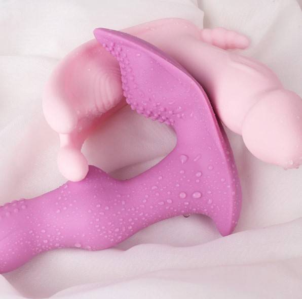 Sakura Petal Remote Control Vibrator Adult Products cb5feb1b7314637725a2e7: Pink|Purple