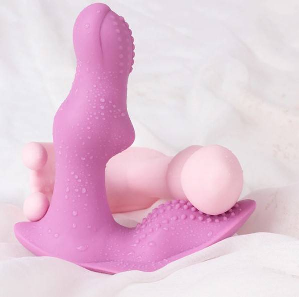 Sakura Petal Remote Control Vibrator Adult Products cb5feb1b7314637725a2e7: Pink|Purple