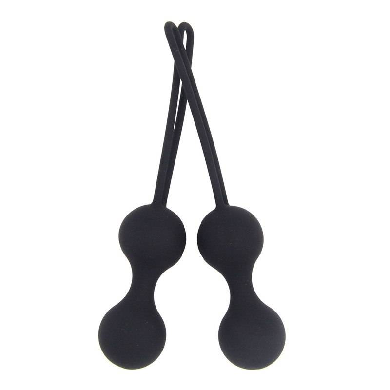 Eco-Friendly Silicone Kegel Ball Adult Products cb5feb1b7314637725a2e7: Black|Pink|Purple
